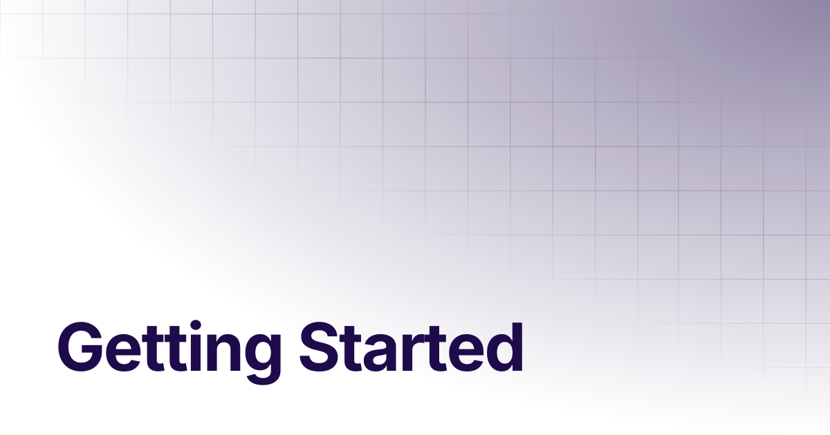 Getting Started | Hosted Checkout API Documentation